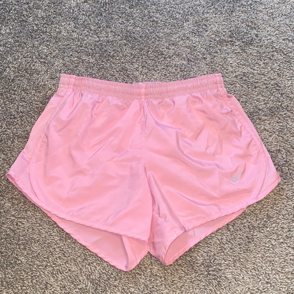 NIKE dri-fit pink athletic shorts
